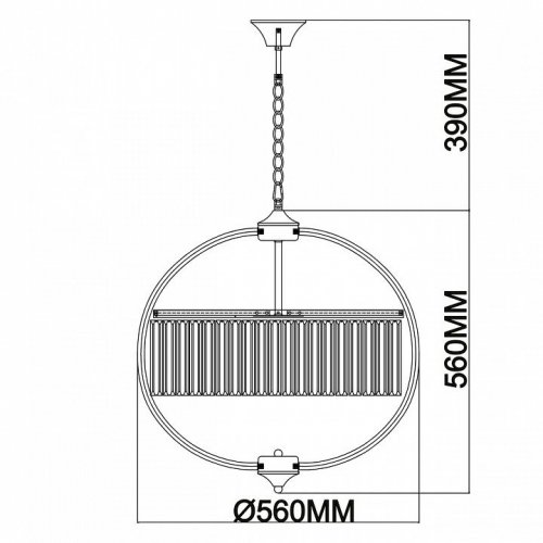 Подвесная люстра MW-Light Гослар 498015705