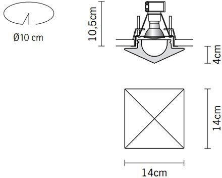 Точечный светильник Faretti D27F0701