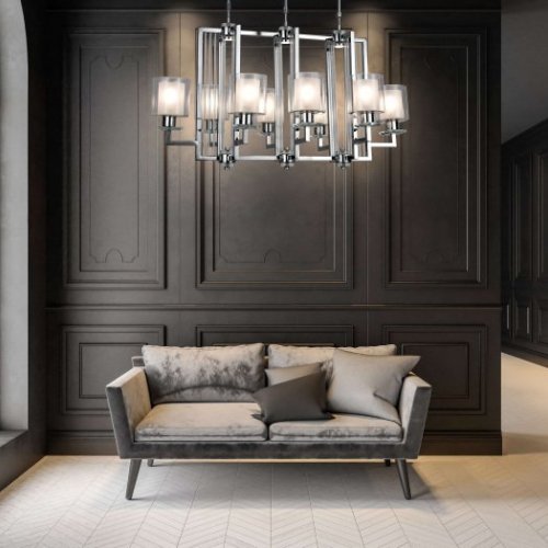 Подвесная люстра Lumina Deco Manhattan LDP 8012-8 PR CHR