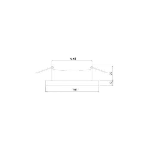 Встраиваемый светильник Elektrostandard 124 MR16 белый/серебро a053357