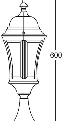 Наземный фонарь Oasis_Light ASTORIA 1 L 91304L Bl