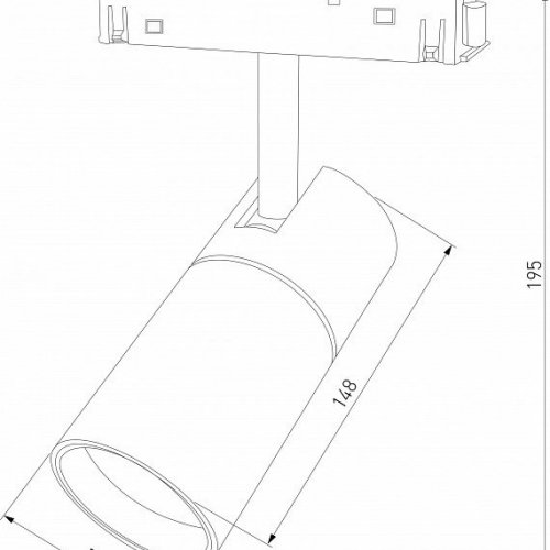 Накладной светильник Elektrostandard Slim Magnetic a066589