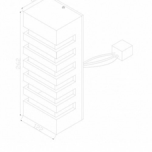 Уличный настенный светильник Maytoni Remsa O034WL-02B