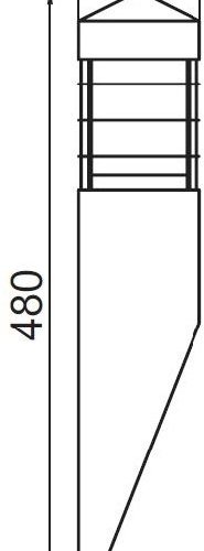 Настенный светильник уличный INOX WOOD 67503 wood