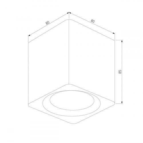 Потолочный светодиодный светильник Elektrostandard Matrix 25051/LED a065286