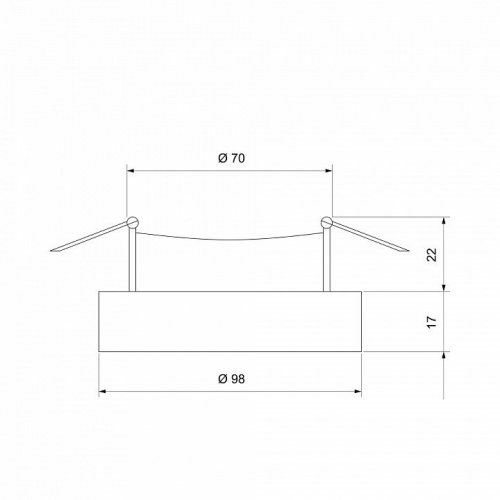 Встраиваемый светильник Elektrostandard Void a053349