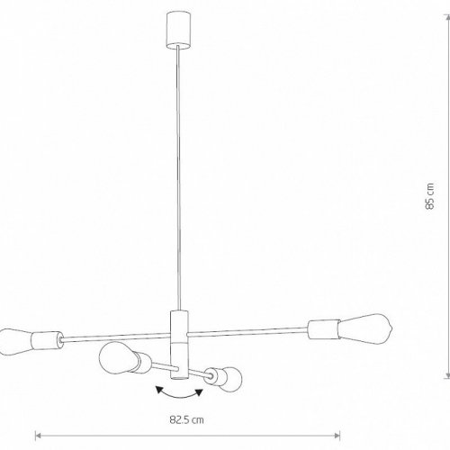 Подвесная люстра Nowodvorski Rotor 7935