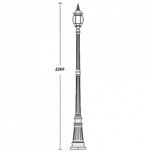 Наземный фонарь Oasis Light 83409S Gb