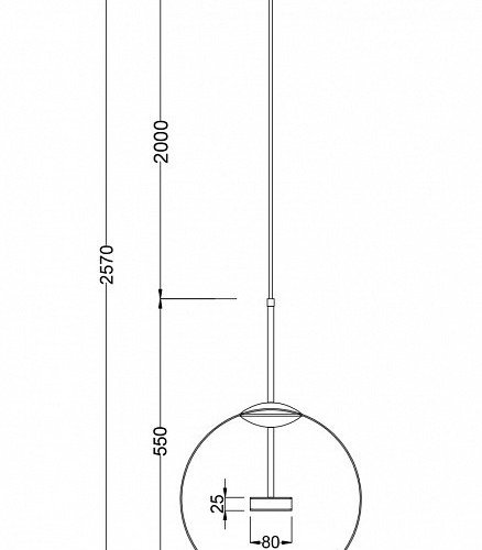 Подвесной светодиодный светильник Maytoni Cometa MOD056PL-L12G3K