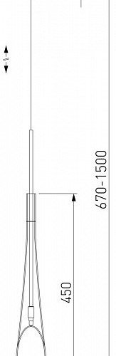 Подвесной светильник Eurosvet Folio 50224/1 янтарный