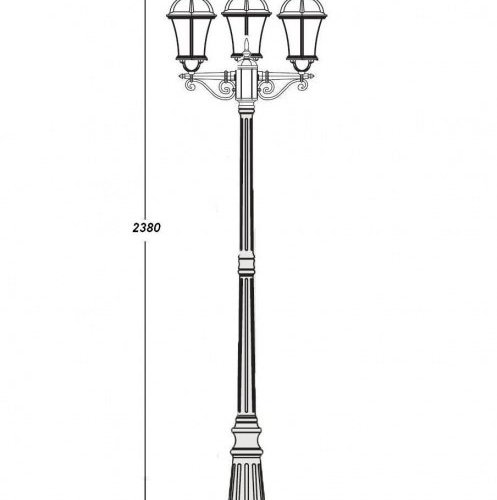 Наземный фонарь Oasis Light 95209L B Gb