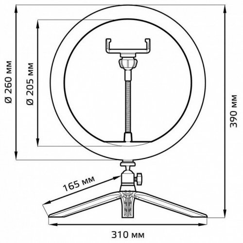 Настольная лампа Gauss Ring Light RL002