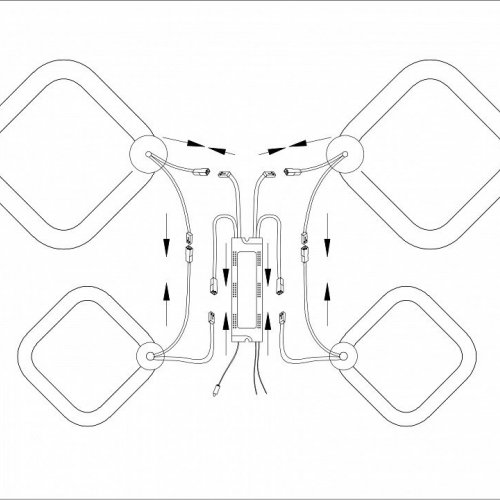 Потолочная люстра Ambrella Light FA FA3822