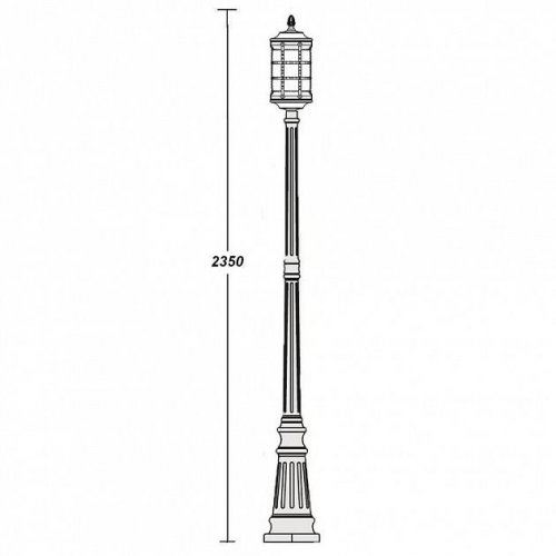 Наземный фонарь Oasis Light 81209 Bl