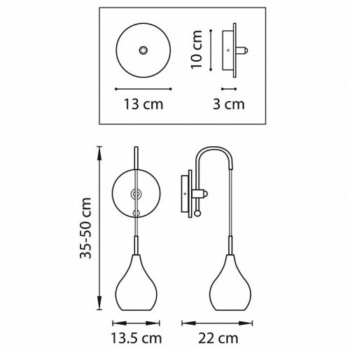 Бра Lightstar Pentola 803530