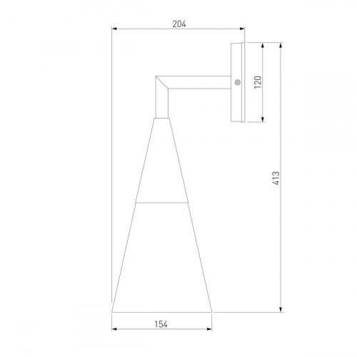 Уличный настенный светильник Elektrostandard Vesto 35171/D a066198