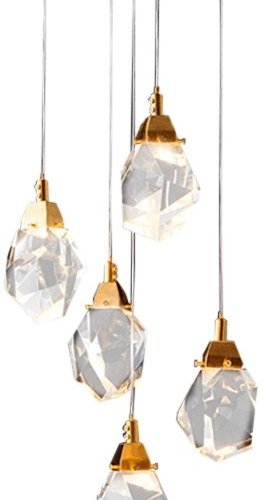 Подвесной светильник DeLight Collection Crystal rock MD-020B-5 gold