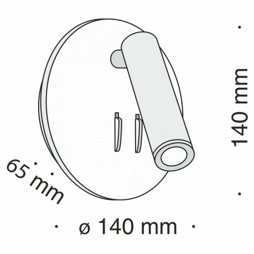 Светодиодный спот Maytoni Ios 176 C176-WL-01-6W-B