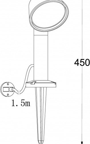 Грунтовый светильник Oasis Light TUBE LED W2886-SP