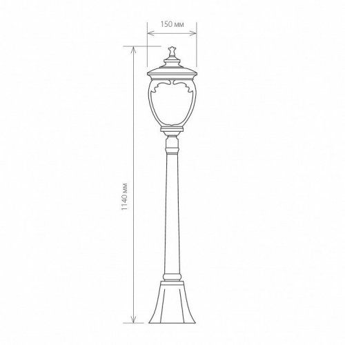 Уличный светильник Elektrostandard Andromeda F (GLYF-8024F) 4690389042683