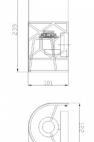 Настенный светильник Maytoni Messina H223-WL-01-G