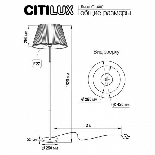 Торшер Линц CL402973