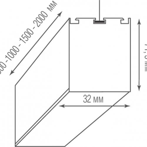 Подвесной светильник Led line uni DL18515S150WW30L5