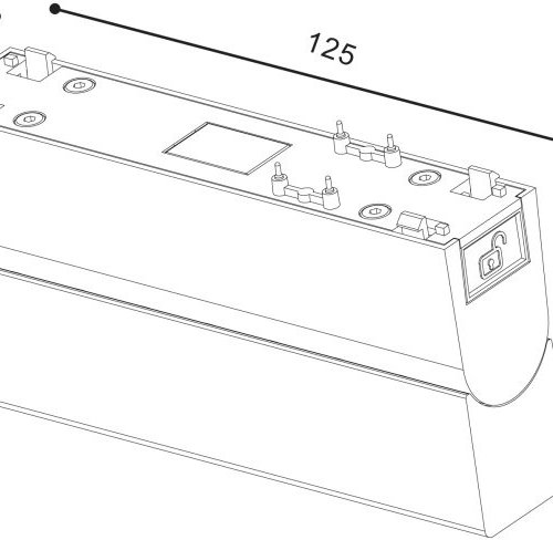 Трековый светильник SLIM DL-SLIM-FLBL-10-CCT