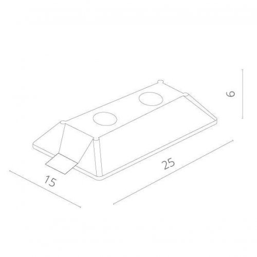 Точечный встраиваемый светильник Arte Lamp Invisible A9214PL-2WH