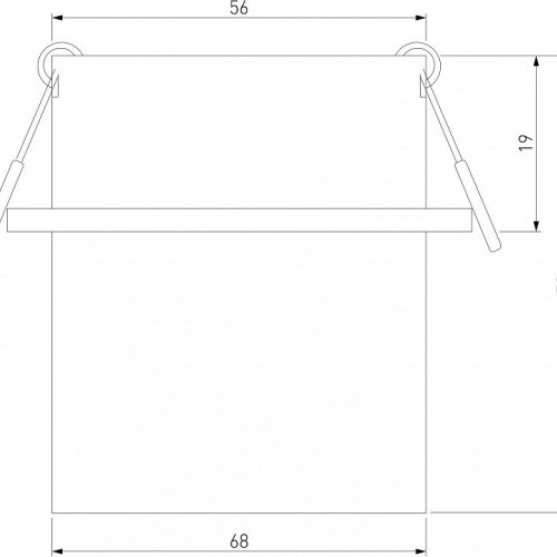 Встраиваемый светильник Elektrostandard Moll a064244