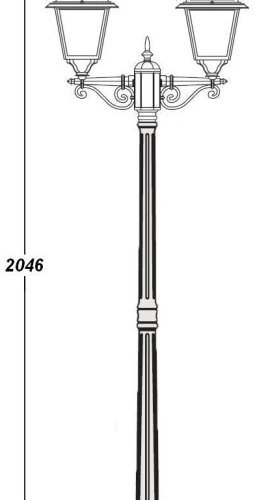 Наземный фонарь Oasis_Light FARO-FROST L 91108fLA Bl