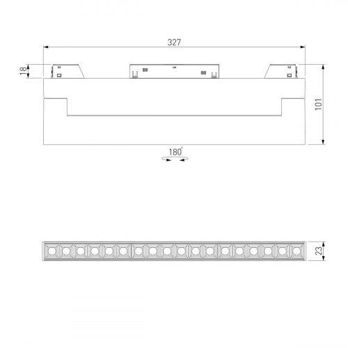 Трековый светодиодный светильник Elektrostandard Slim Magnetic 85196/01 a066588