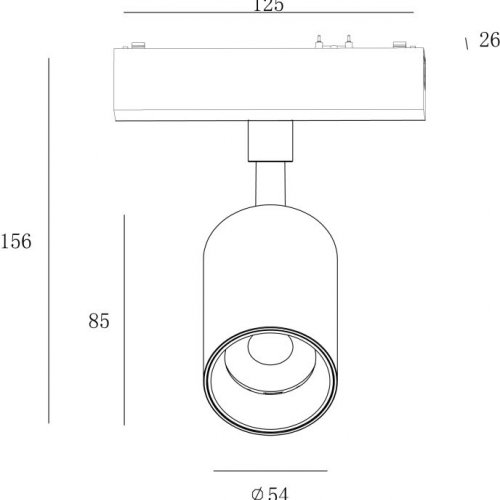 Трековый светильник SLIM SL-SLIM-SPWH-15-CCT