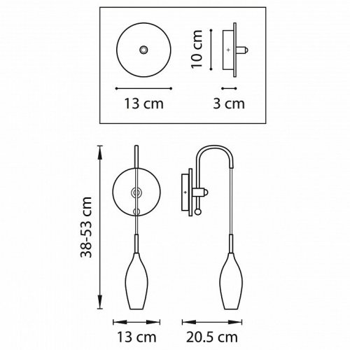 Бра Lightstar Pentola 803523