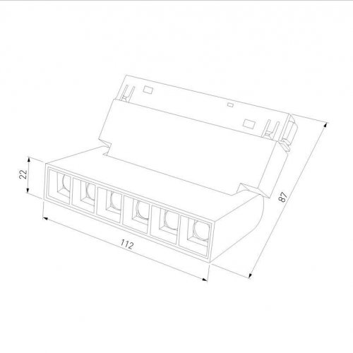 Трековый светодиодный светильник Elektrostandard Slim Magnetic 85009/01 a057197