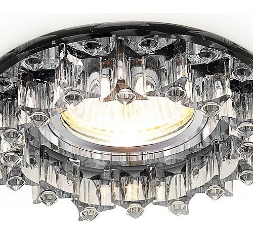 Встраиваемый светильник Ambrella light Crystal K370 BK