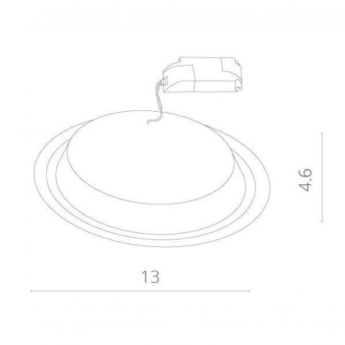 Точечный светильник Arte Lamp Uovo A6406PL-1WH