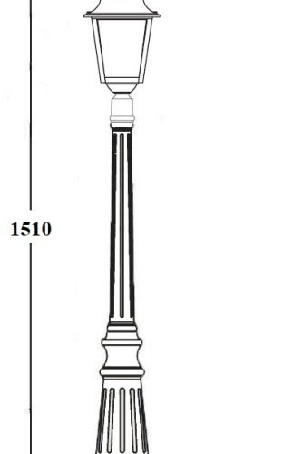 Наземный фонарь Oasis_Light QUADRO L 79911L Bl