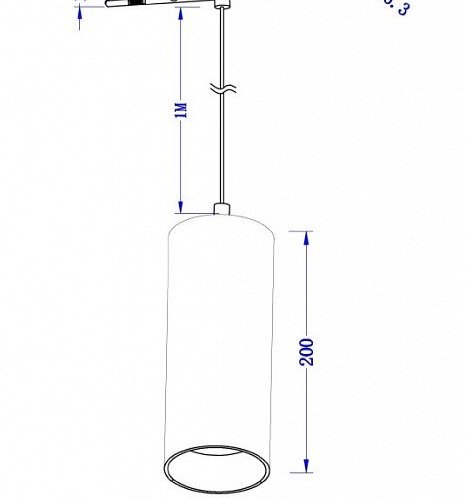 Трековый светильник Maytoni Focus LED TR041-4-12W3K-M-DS-B