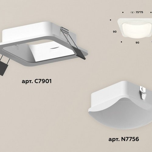 Встраиваемый светильник Ambrella light Xc790 1 XC7901014