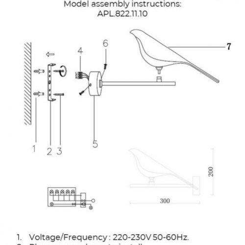 Бра Astor APL.822.11.10