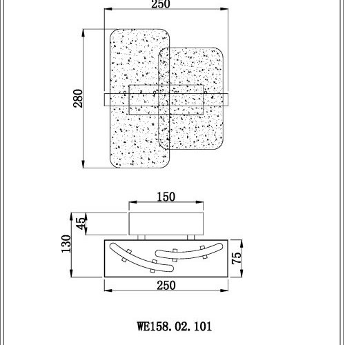 Настенный светильник Wertmark Nelly WE158.02.101