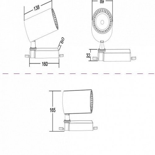 Трековый светодиодный светильник Maytoni Vuoro TR029-3-20W4K-W