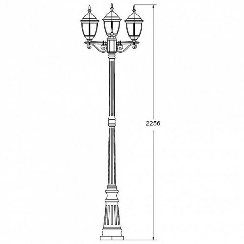 Наземный фонарь Oasis Light 91209S B Gb