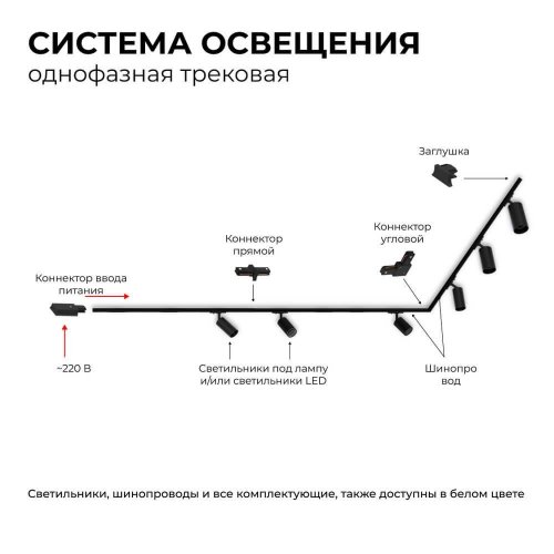 Трековый светильник Apeyron 16-72