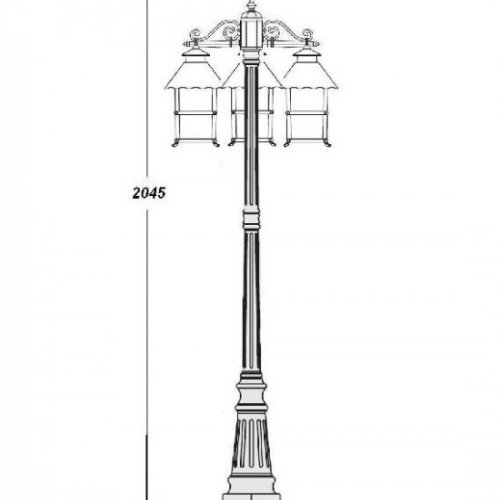 Наземный фонарь Oasis Light 81409 В Gb