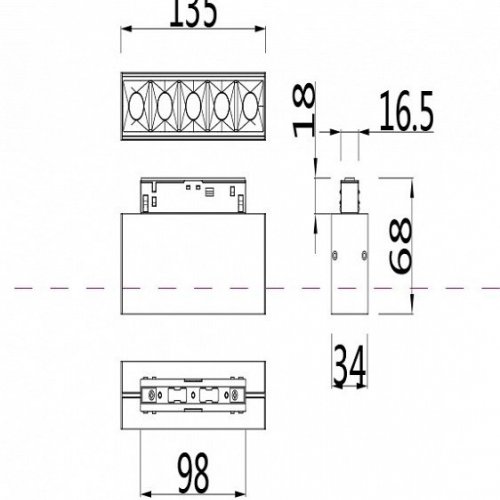 Трековый светильник Maytoni Points TR014-2-10W4K-W