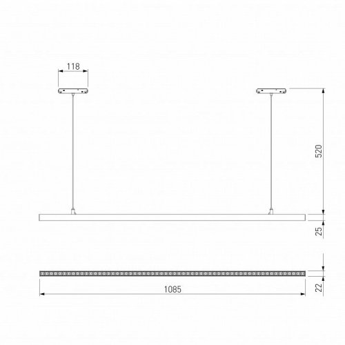 Подвесной светильник Elektrostandard Slim Magnetic a064806