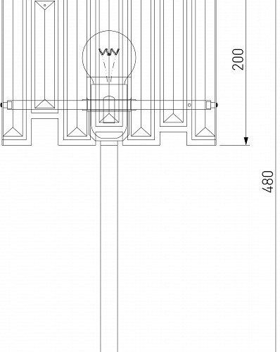 Настольная лампа декоративная Bogate's Cella 01148/1 Strotskis