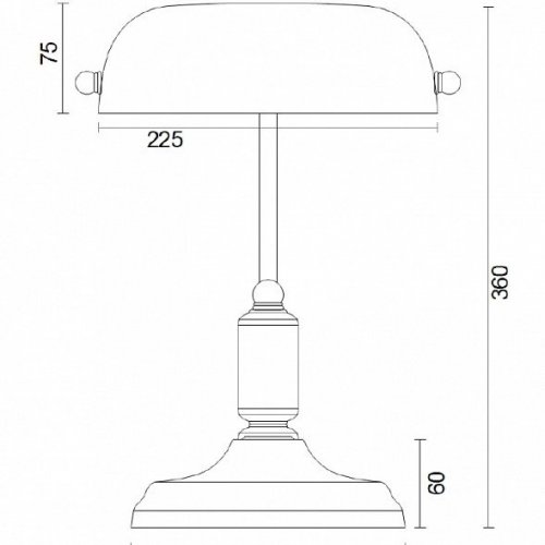 Настольная лампа Maytoni Kiwi Z153-TL-01-BS